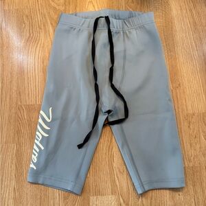 Darc Sport Scripture Spadex Shorts Grey/Tan Size S NWT